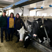 Portrait d’Élisabeth Cloutier, relève agricole en production laitière