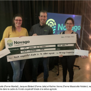 Novago coopérative remet plus de 115 000$ à la relève agricole